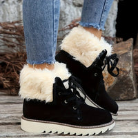 Reisellae | Damen Einfarbige Kurzstiefel – Schwarz