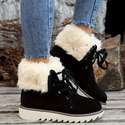 Reisellae | Damen Einfarbige Kurzstiefel