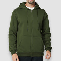 Lior | Zip-Up Hoodie – Grün