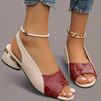 Verena | Handcrafted Colorful Sandals Made from Premium Materials – Bordeaux