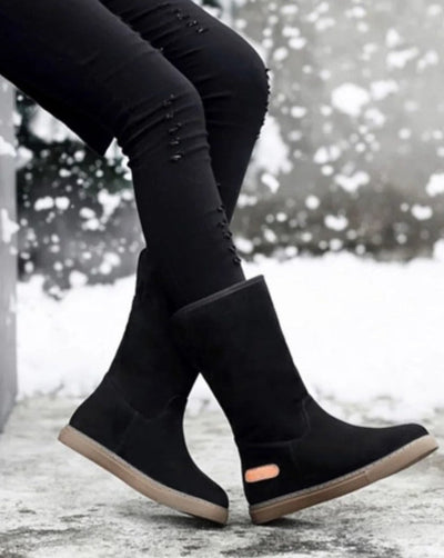 Jacinhe | Winterstiefel mit Warmem Innenfutter und Flachem Absatz für Damen