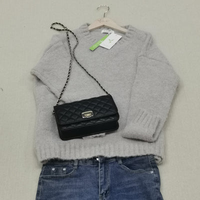 Kolis | Übergroßer Strickpullover mit Tasche