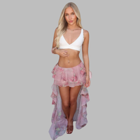 Droswina | Romantic Floral Rock für verspielte Eleganz – Rosa