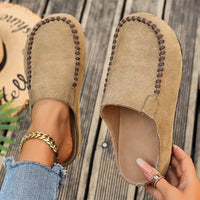Zayella - Gepolsterte Wanderschuhe – Beige