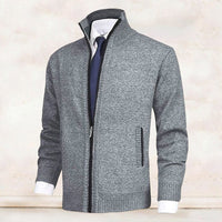 Lanzo – Langärmelige Strickjacke – Grau