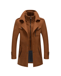 Daniel® | warmer Wintermantel – Braun