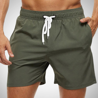 Herren Badeshorts Mit Kordelzug | Bequem – Dunkelgrün
