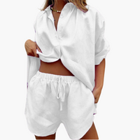 Mila | Set mit Top und Shorts – Weiß