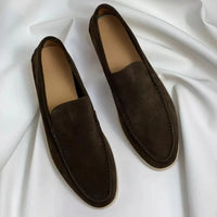 Elegante Loafers aus Wildleder – Braun