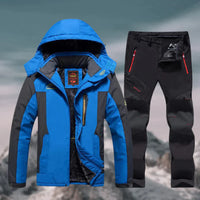 Herren-Winterset mit stabiler Ausführung | Wintertauglich – Blau