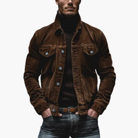 Otto | Retro Cordjacke mit Mehreren Taschen – Braun