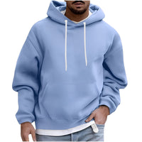 Benson - Bequemer und warmer Hoodie – Hellblau