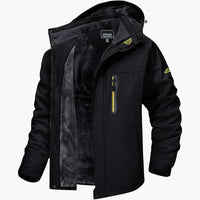 Ralf | Stylische bequeme Fleecejacke – Schwarz