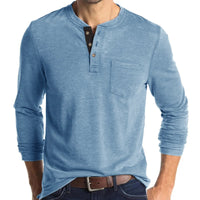 Noah | Komfortables Langarmshirt für stilvolle Looks – Hellblau