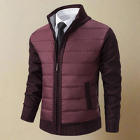 GERHARD - WARME JACKE MIT REISSVERSCHLUSS – Bordeaux