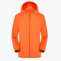 Trenchcoat mit Kapuze für Unisex – Orange