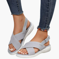 Atmungsaktive Sandalen für Damen - Bequem & Orthopädisch – Weiß CrossFit