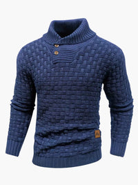 André | Pullover gestrickt – Blau