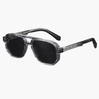 Damen Sonnenbrille mit Pilotenform und Antiblau-Lichtgläsern – Grau
