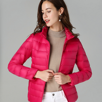 Lizzy | Ultraleichte Daunenjacke – Pink