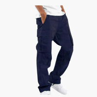 Weite Cargo-Hose für Männer - Bequeme Passform mit Taschen – Marine