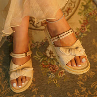 BogenTreppe™ Verstellbare Bändchenbänder – Beige