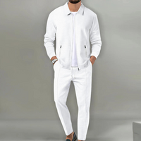ALOIS - LEICHTE JACKE UND SCHMALE HOSE – Weiß