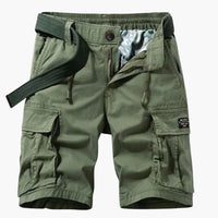 Kordelzug Cargo Shorts für Herren – Armee grün