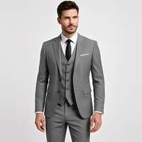 Juliane - Eleganter dreiteiliger Herrenanzug – Grau