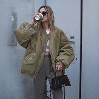 Vanessa - Komfortable Oversize-Jacke – Khaki