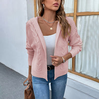 Emma Sommerweste | Lässige Damen Weste mit Kapuze für den Sommer – Rosa