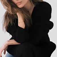 Lavena - Bequemer Pullover – Schwarz