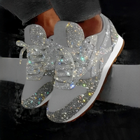 Ross - Trendige Schnürsneaker – Silber