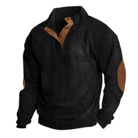 Ulrich | Signature Knopf Pullover – Schwarz