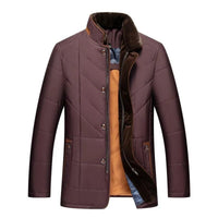 Alden | Winterjacke-Weste mit Stehkragen – Rot