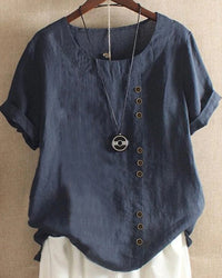Xena | Sommer Oversize-T-Shirt – Dunkelblau