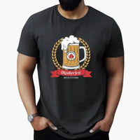 Oktoberfest 2025 Motiv T-Shirt für Herren – Grau