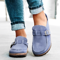 Odelia | Mokassin-Sandalen aus Wildleder – Lila