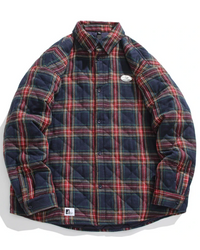 Gerald® | Vintage Baumwoll gepolsterte Jacke – Marine