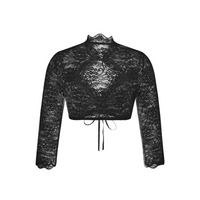 Berenice - Elegante Bluse für das Oktoberfest – Schwarz