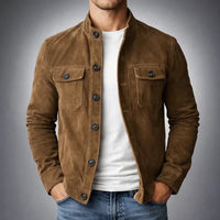Wildlederjacke „Oltrarno“ – Marrone