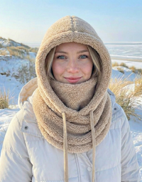 Aloisia™ - Eleganter Hoodie – ein Kokon aus Wärme und Komfort – Beige