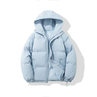 Felisha - Bequeme Kapuzenjacke – Hellblau