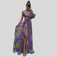 Helena | Elegantes Maxi-Kleid – Lila