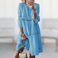 Marzia - Elegantes Kleid Marzia – Blau
