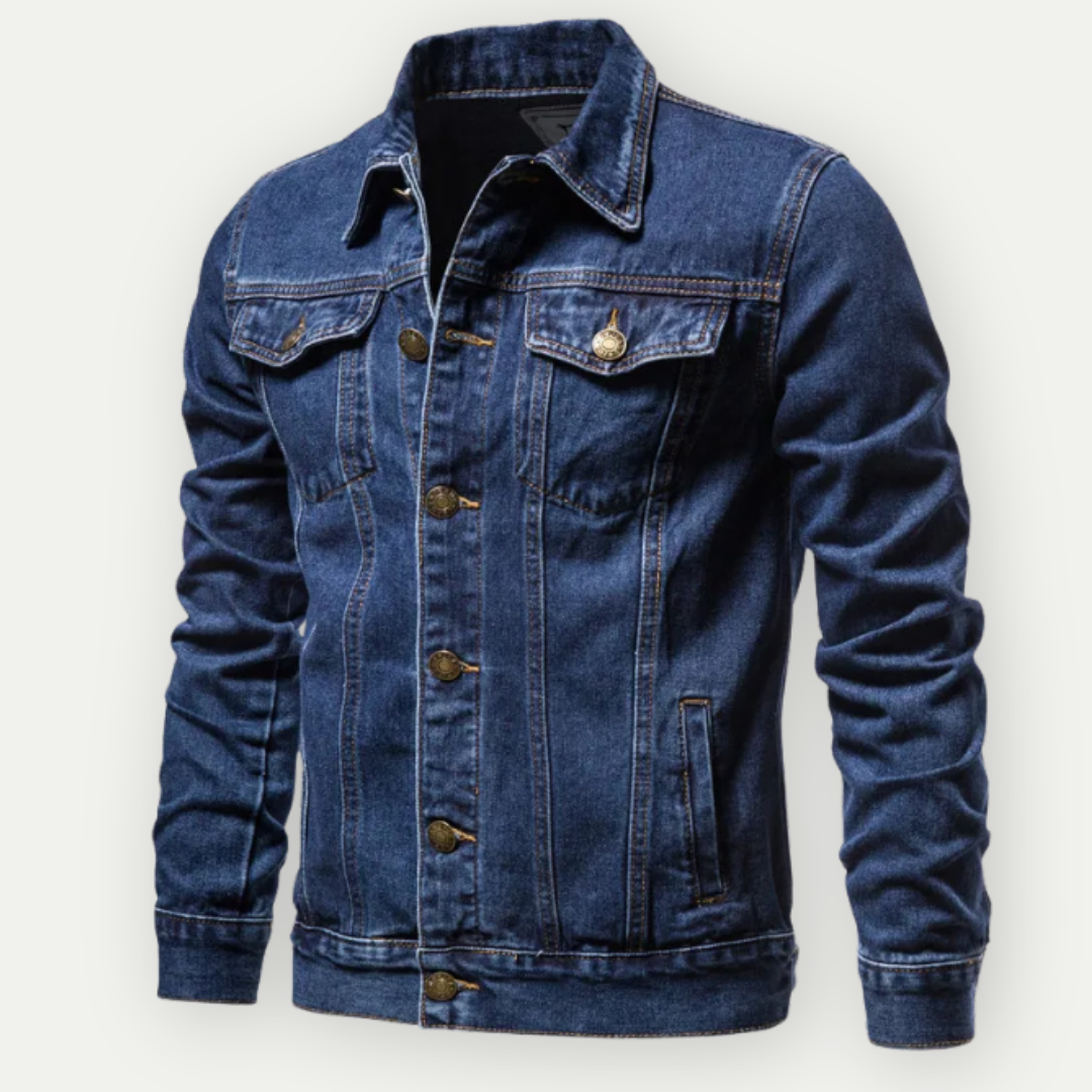 Poila | Klassische Trucker-Jacke aus Denim für Männer
