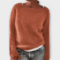 Emilia | Vintage Islandpullover – Orange