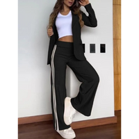 Evelyn | Blazer und Hosenanzug Set – Schwarz