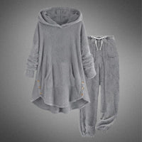 Normei™ – Bequemes Tunika-Set für kühlere Tage – Hellgrau