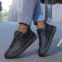 Elfriede | Damen Ankle Boots Schnürung Casual Urban Modern Herbst – London Schwarz